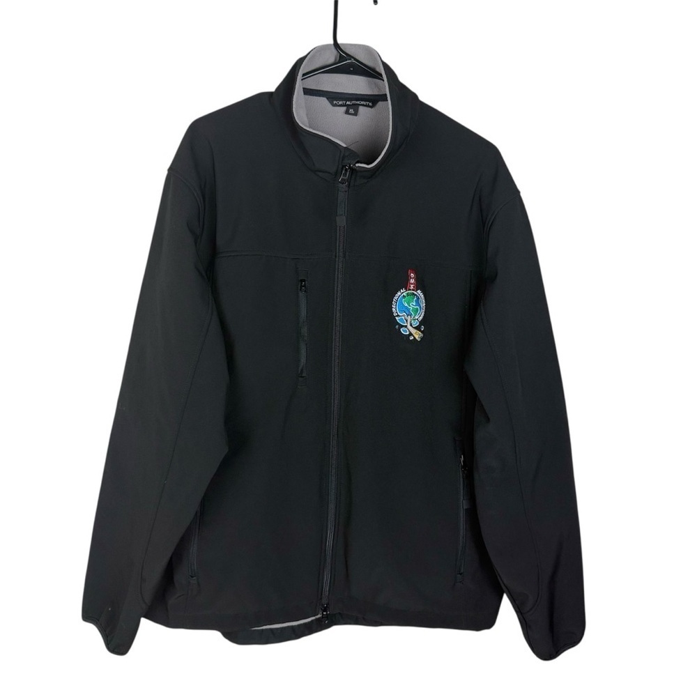 Port Authority Men’s Black Performance Jacket with Standing Collar